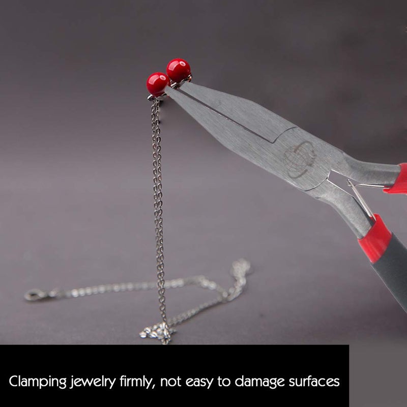 Miular Flat Nose Pliers 5 Inch Smooth Jaw Pliers for Jewelry Making, Wire Wrapping Bending - Image 3